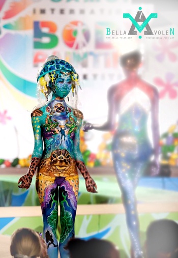 painting festival in thaialnd, stage performance, koh samui 2011