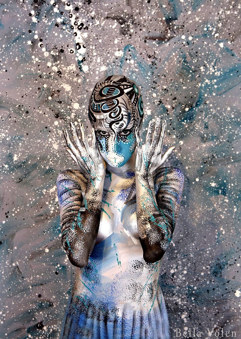 abstract body painting