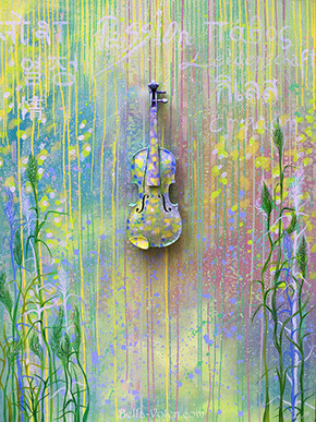 abstrakte malerei in wien- Passion by Bella Volen 