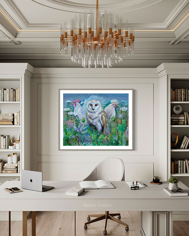 contemporary painting Power & Tenderness