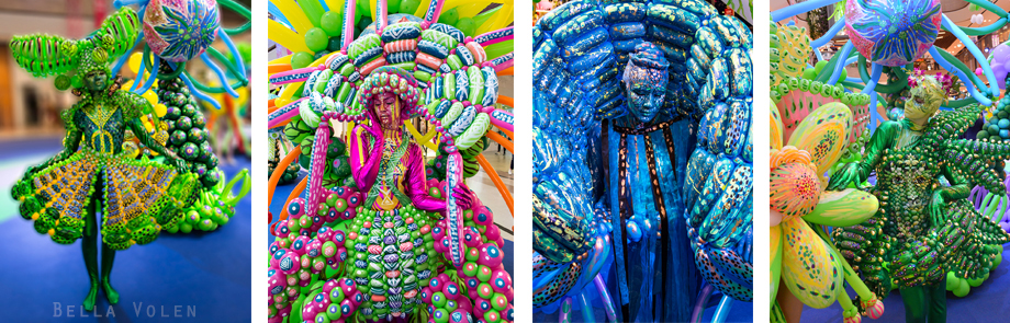 Balloon art meets paint