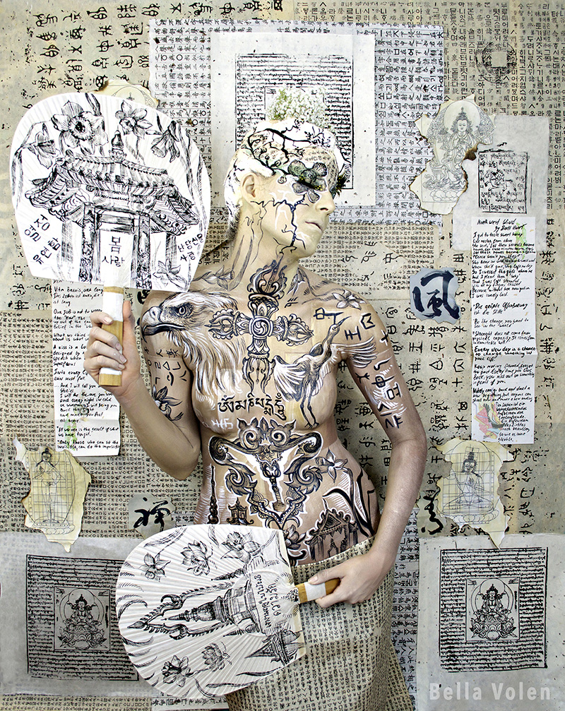 fine art body painting by Bella Volen