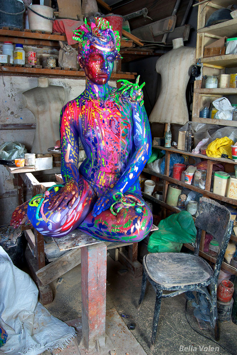 bodypainting art, The Studio
