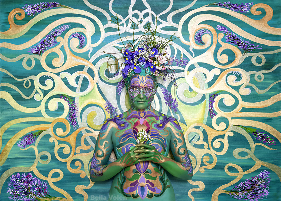 fine art body painting, bodypainting in wien