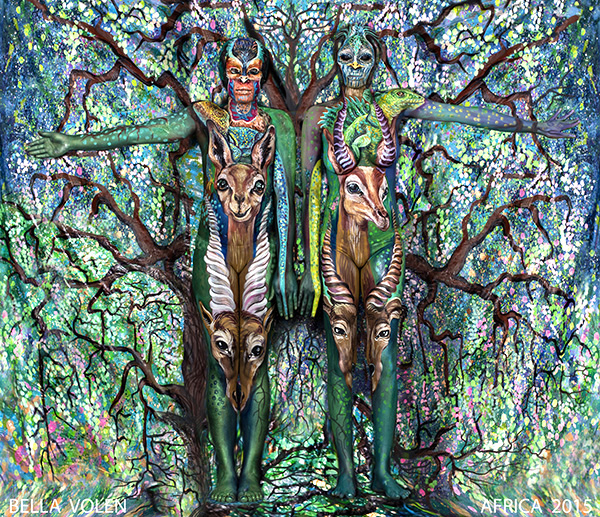 bodypainting in africa