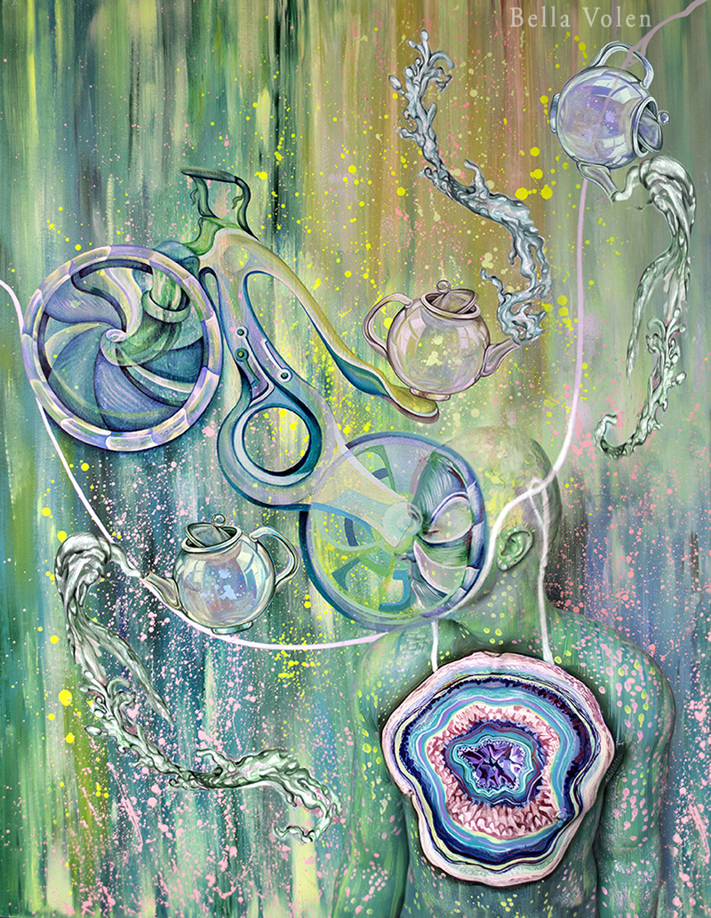 bodypainting /körpermalerei Balance