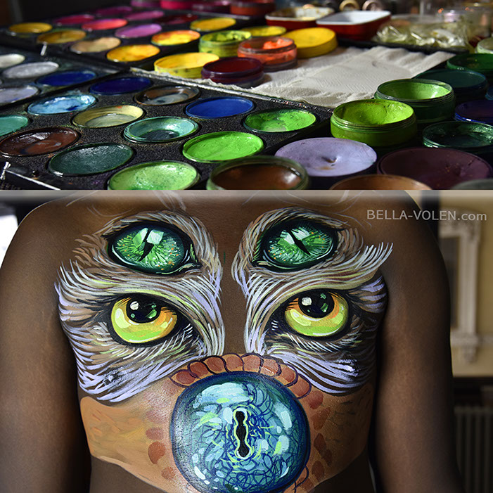 bodypainting making-of