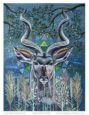 contemporary painting by bella volen