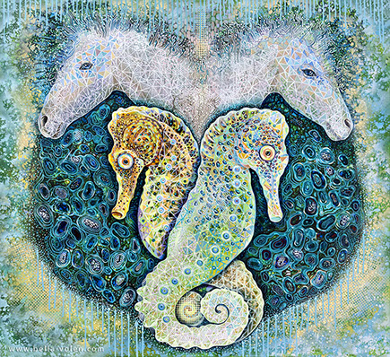 contemporary painting by bella volen