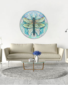 Wandmalerei in Wien mit weißer Eule