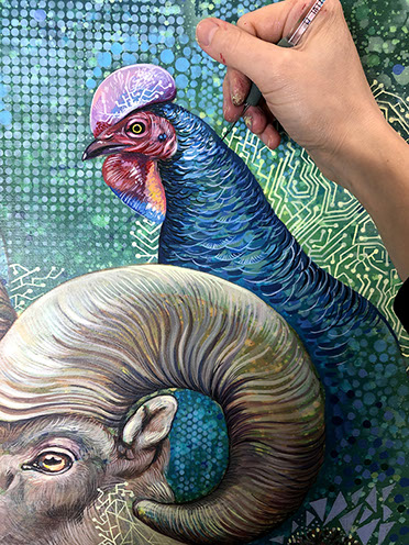 acryl gemälde natur