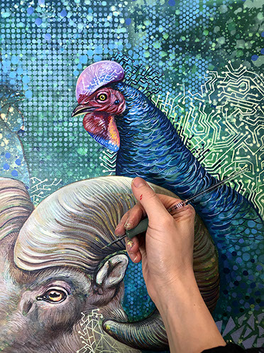 acryl gemälde natur