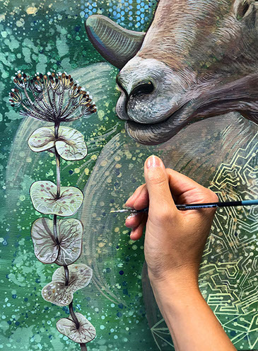 acryl gemälde natur