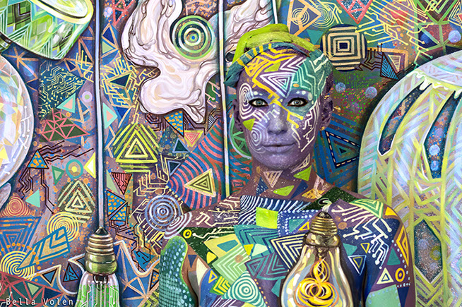 bodypainting, koerpermalerei in wien 