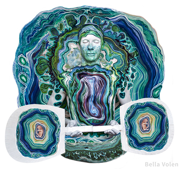 fine art bodypainting Balance