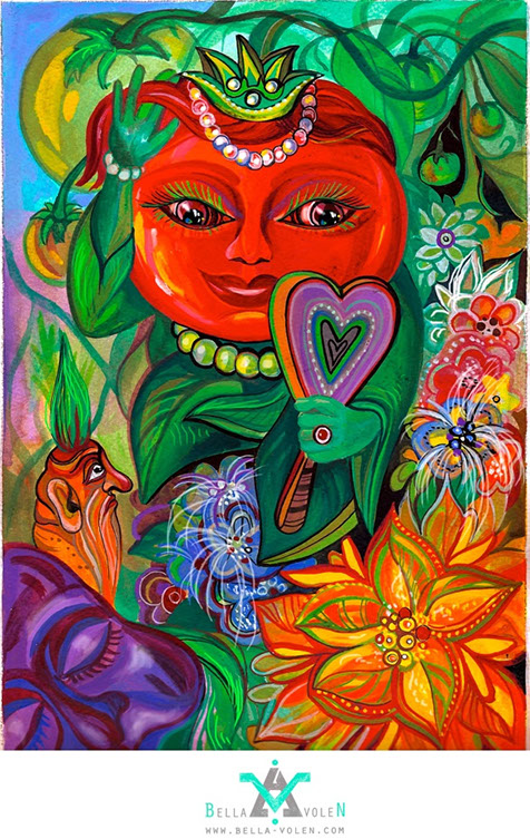 illustration tomatoo queen