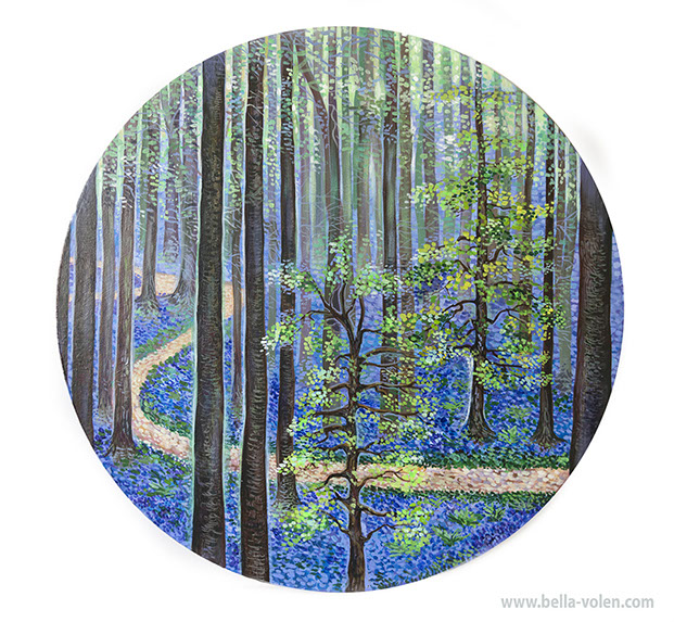 interior Kunst, Hallebros Wald in Belgien