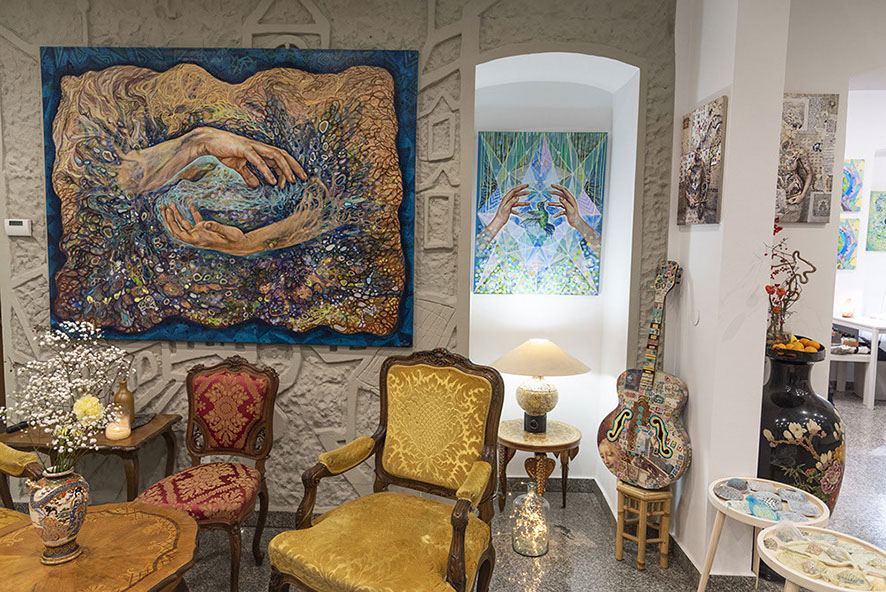 kunst galerie wien, art gallery bella volen downtown vienna