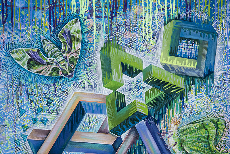 contemporary painting Power & Tenderness