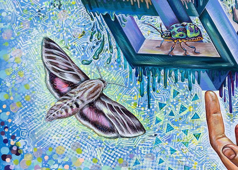 contemporary painting Power & Tenderness