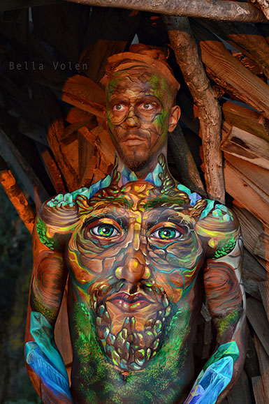 ozora festival 2017 body art