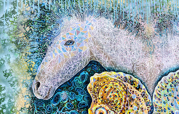 contemporary horse painting 