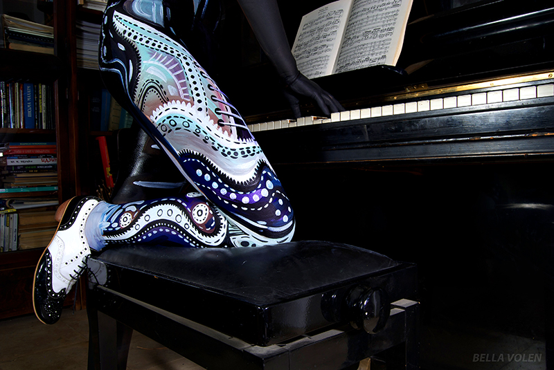 staged art bodypainting photography