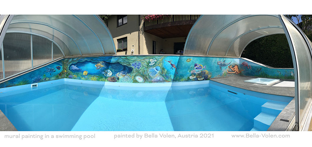 water world mural painting