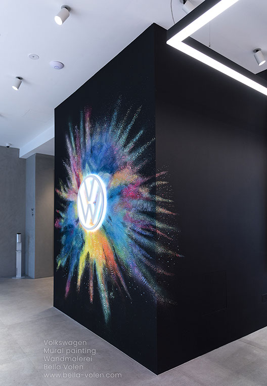 wandmalerei volkswagen wien