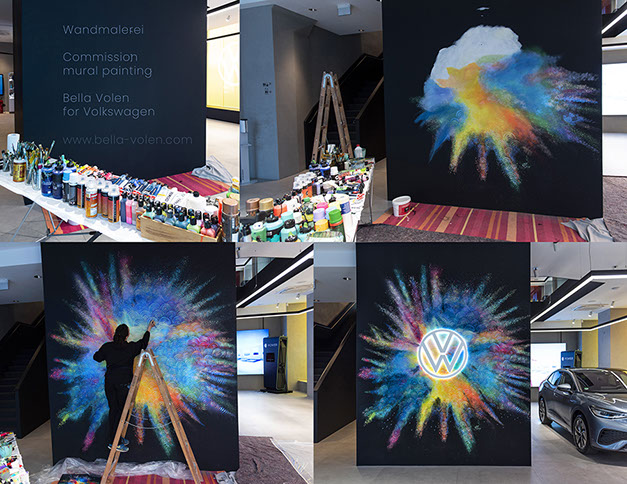 wandmalerei in wien, entstehung