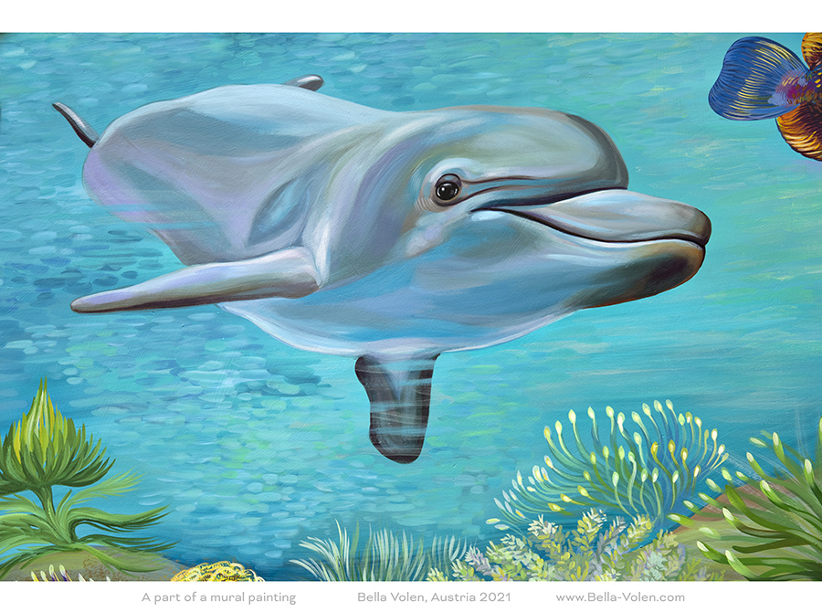 wandmalerei in oesterreich delphin gemaelde