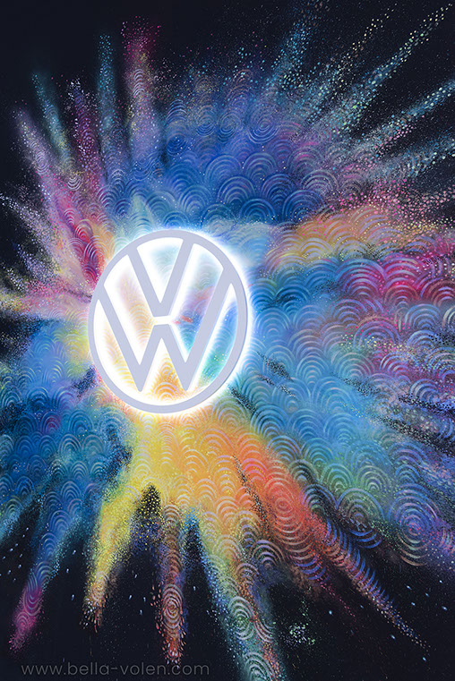 wandmalerei volkswagen wien