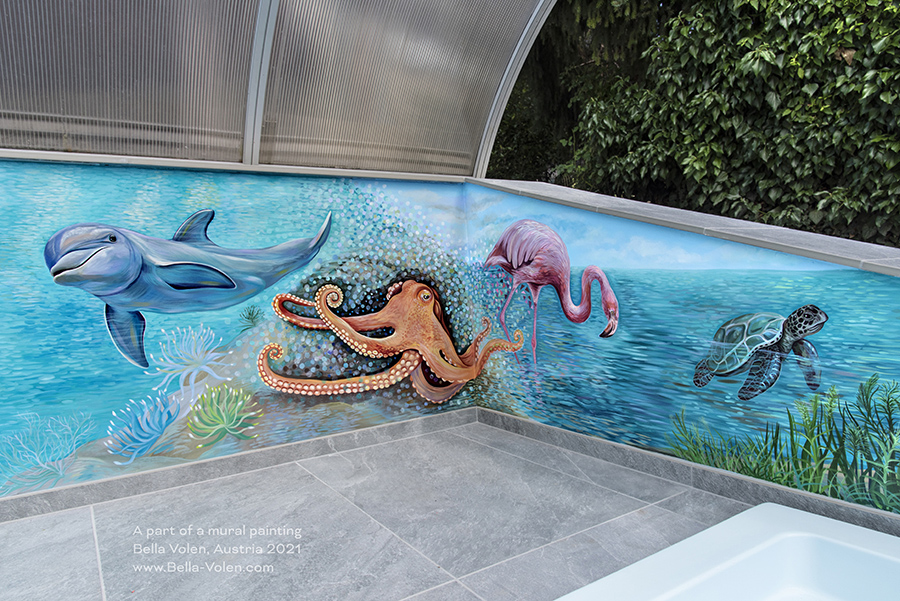 wandmalerei in oesterreich tiere wandmalerei